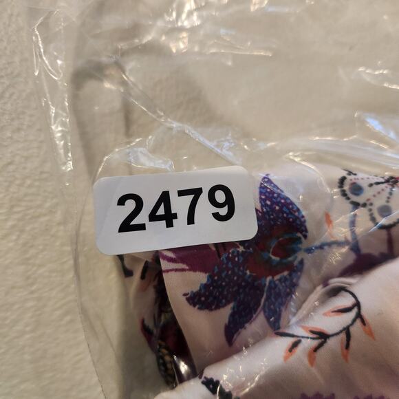 Torrid Womens Pink Floral Satin Bow Tie Front Halter Top Size 4X Flowy Romantic - Picture 11 of 11